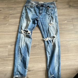 Mens Zara Distressed Jeans